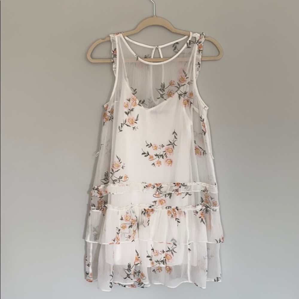 Floral Dress with Slip